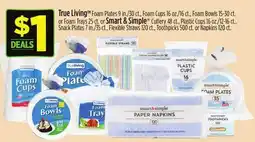 Dollar General True Living or Smart & Simple offer
