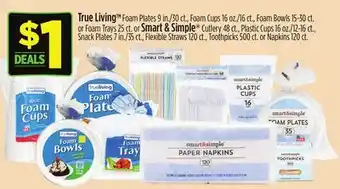 Dollar General True Living or Smart & Simple offer