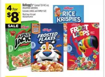 Dollar General Kellogg's Cereal offer