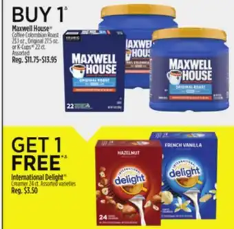 Dollar General Maxwell House Coffee Colombian Roast offer