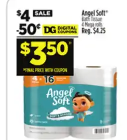 Dollar General Angel Soft Bath Tissue offer