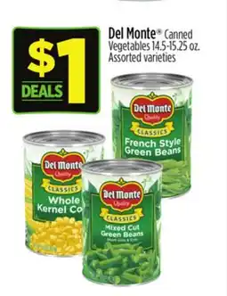 Dollar General Del Monte Canned Vegetables offer