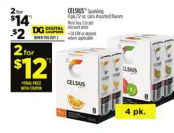 Dollar General CELSIUS Sparkling offer
