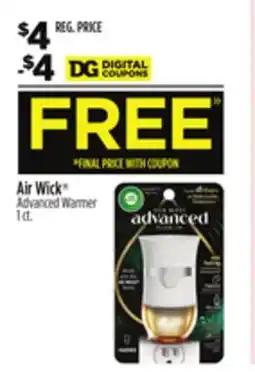 Dollar General Air Wick Advanced Warmer offer