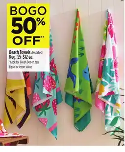 Dollar General Beach Towels offer