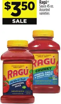 Dollar General Ragú Sauce offer