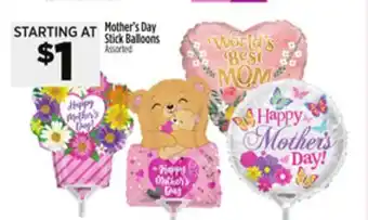 Dollar General Mother's Day Stick Balloons offer