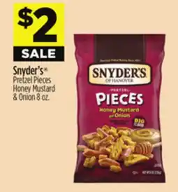 Dollar General Snyder's Pretzel Pieces Honey Mustard & Onion offer