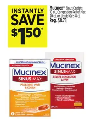 Dollar General Mucinex Sinus Caplets offer