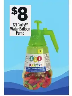 Dollar General 321 Party!TM Water Balloon Pump offer
