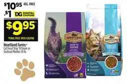 Dollar General Heartland Farms Cat Food Ship'N Shore or Seafood Medley offer