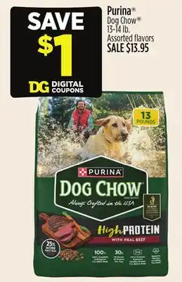Dollar General Purina Dog Chow offer