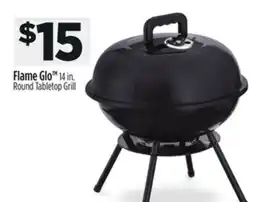 Dollar General Flame Glo 14 in. Round Tabletop Grill offer