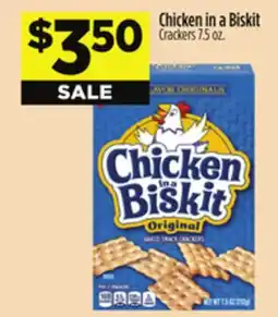 Dollar General Chicken in a Biskit Crackers offer