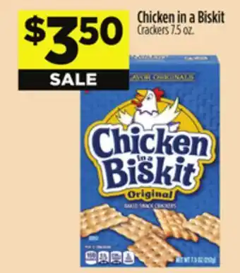 Dollar General Chicken in a Biskit Crackers offer