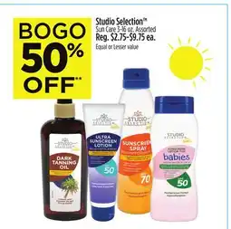 Dollar General Studio Selection TM Sun Care offer