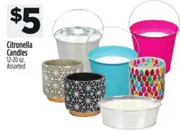 Dollar General Citronella Candles offer
