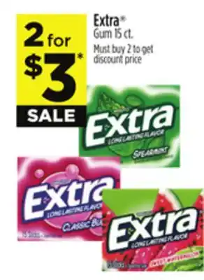 Dollar General Extra Gum offer