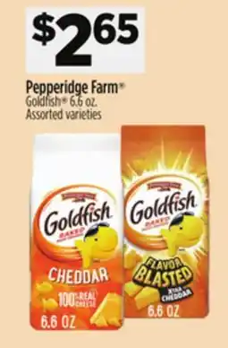 Dollar General Pepperidge Farm Goldfish offer