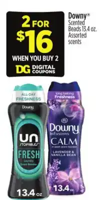 Dollar General Downy Scented Beads offer