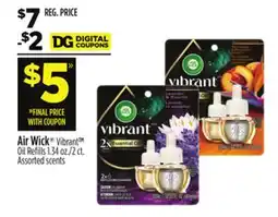 Dollar General Air Wick Vibrant Oil Refills offer