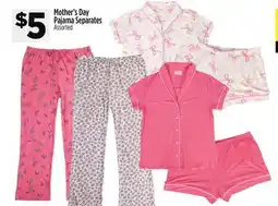 Dollar General Mother's Day Pajama Separates offer