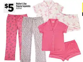 Dollar General Mother's Day Pajama Separates offer
