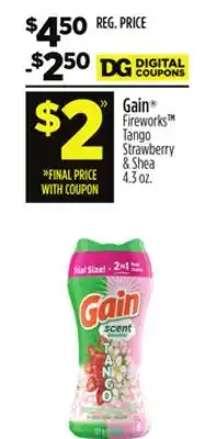 Dollar General Gain Fireworks Tango Strawberry & Shea offer