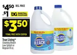 Dollar General True Living Cleaning Bleach offer
