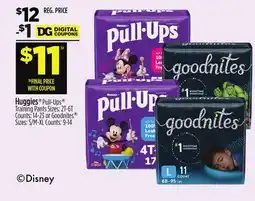 Dollar General Huggies Pull-Ups Training Pants offer