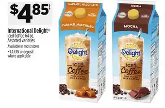 Dollar General International Delight Iced Coffee offer
