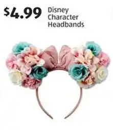Aldi Disney character headbands offer