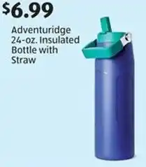 Aldi Adventuridge insulated bottle with straw offer