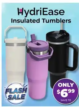 Showcase US HydriEase Insulated Tumblers offer