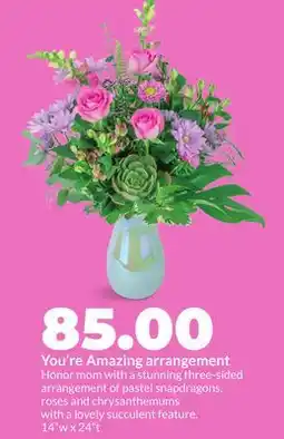 Hy-Vee You're Amazing arrangement offer