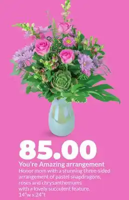 Hy-Vee You're Amazing arrangement offer