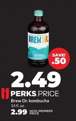 Hy-Vee Brew Dr. kombucha offer