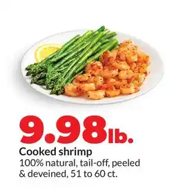 Hy-Vee Cooked shrimp offer