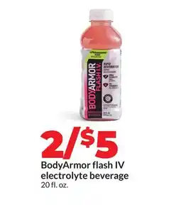 Hy-Vee BodyArmor flash IV electrolyte beverage offer
