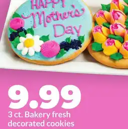 Hy-Vee 3 ct. Bakery fresh decorated cookies offer