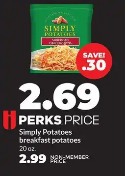 Hy-Vee Simply Potatoes breakfast potatoes offer