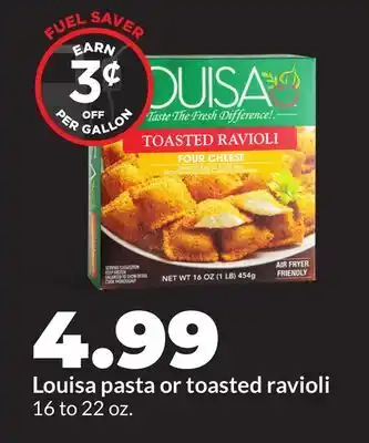 Hy-Vee Louisa pasta or toasted ravioli offer
