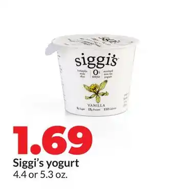 Hy-Vee Siggi's yogurt offer