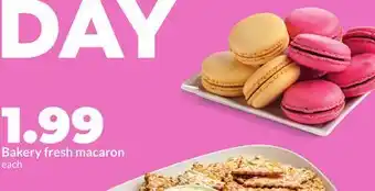 Hy-Vee Bakery fresh macaron offer