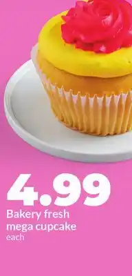 Hy-Vee Bakery fresh mega cupcake offer