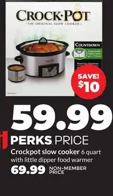 Hy-Vee Crockpot slow cooker offer