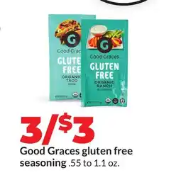 Hy-Vee Good Graces gluten free seasoning offer