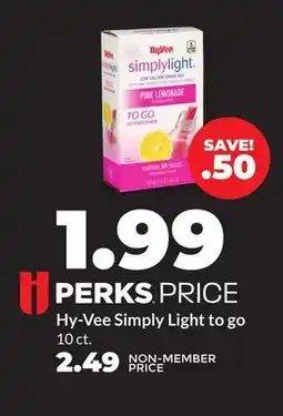 Hy-Vee Hy-Vee Simply Light to go offer
