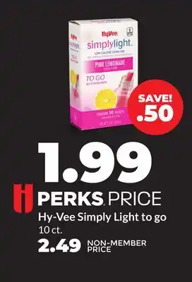 Hy-Vee Hy-Vee Simply Light to go offer