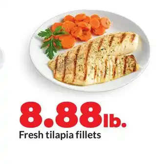 Hy-Vee Fresh tilapia fillets offer